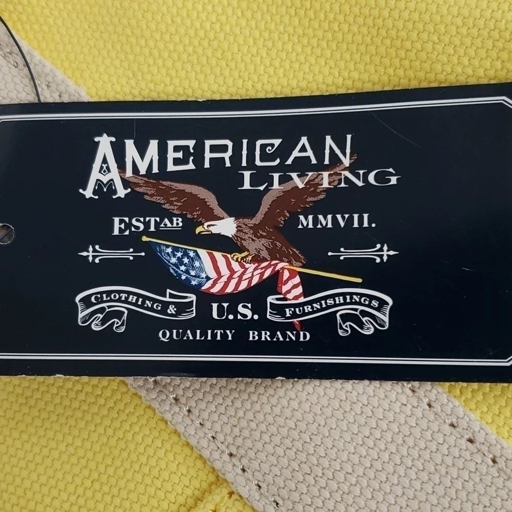 American Living Iconic Tote & Makeup Bag Y&N  NWT